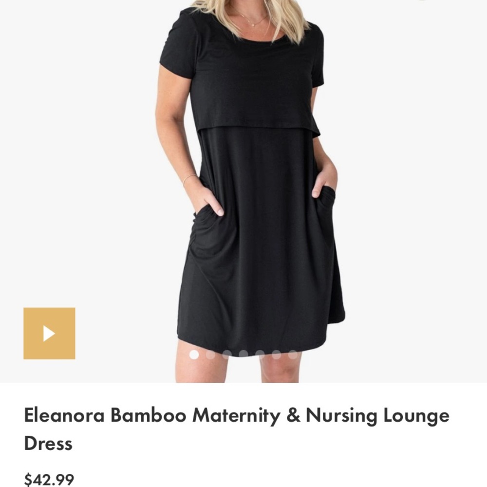 Kindred Bravely Maternity/Nursing bamboo lounge dress